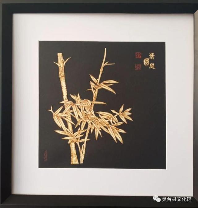 快來圍觀丨靈臺縣文化館干部劉強(qiáng)麥稈畫又出新作品啦！